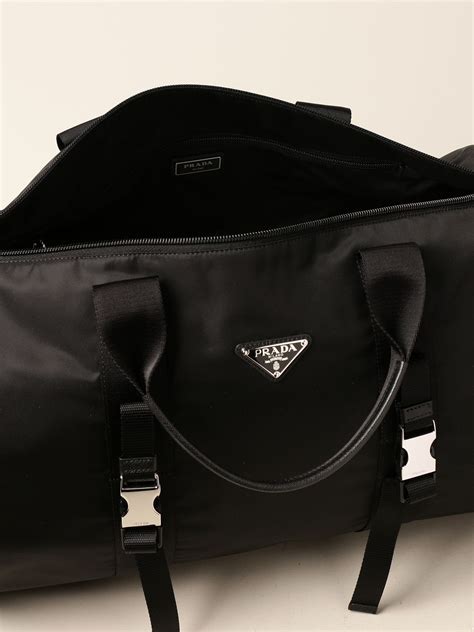 prada travel bag nylon|prada nylon duffle bag.